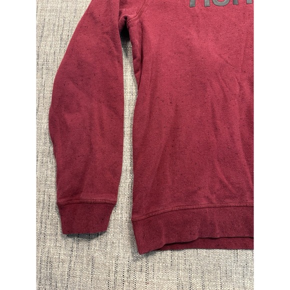 HURLEY‎ OAO Nubby Crew Neck Sweatshirt size Medium Red 04526-00 Measure In Pics - Picture 10 of 12